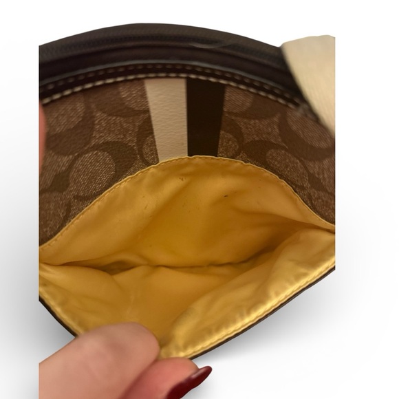 Coach Monogram Stripe Crossbody Bag - Picture 4 of 5